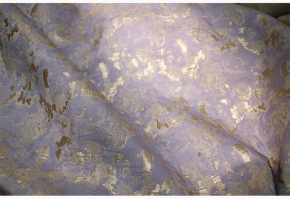 Vintage Jacquard Fabric: Irregular Pattern Upholstery, 57" Wide