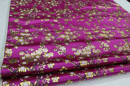 Tissu brocart de soie à fleurs de prunier : tissu pour cheongsam qipao multicolore