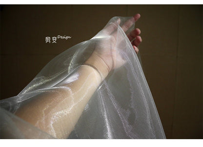 Stiffened Nylon Fabric: See-Through Modeling Material, 53" Wide