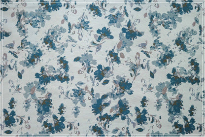 Tissu jacquard à motif floral : 168 cm de large, style Splash Ink, pour l’ameublement et la couture