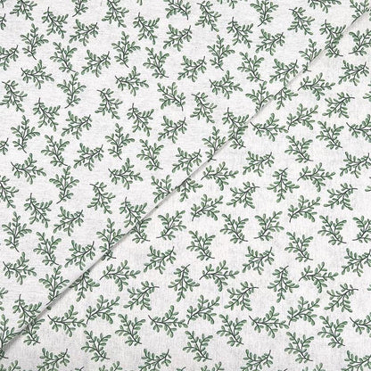 Tissu en coton et lin à imprimé floral : matériau de couture pour robes et ameublement (59 pouces)