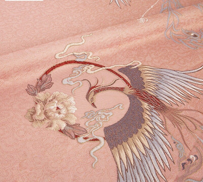 Tissu jacquard Phoenix : ameublement 3D, costumes et décoration - 145 cm de large