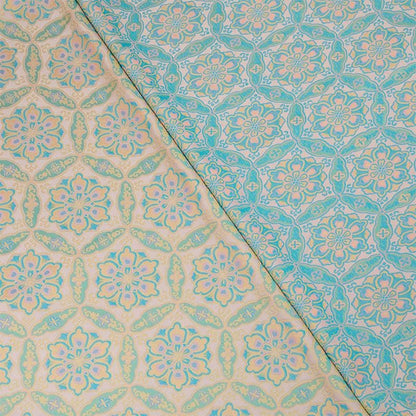 Tissu de brocart de soie Song Dunhuang : Tissu pour robe cheongsam tibétaine, 150 cm de large