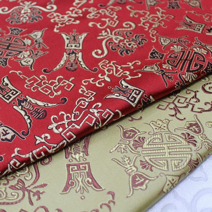 Floral Jacquard Brocade Fabric: Chinese Style Dress/Curtain Material