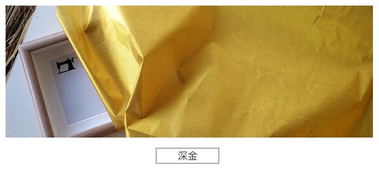 Reflective Gold Fabric: Double-Sided Designer Polyester, Cosplay Costume Sewing