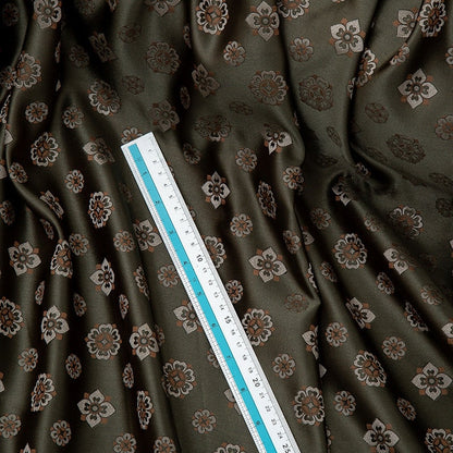 Pipa Flower Brocade Fabric: 59" Jacquard Silk Rayon Blend