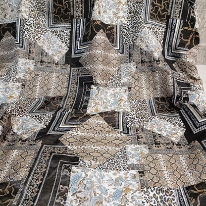 Animal Print Jacquard Fabric: 3D Texture Upholstery, 55" Wide By Meter