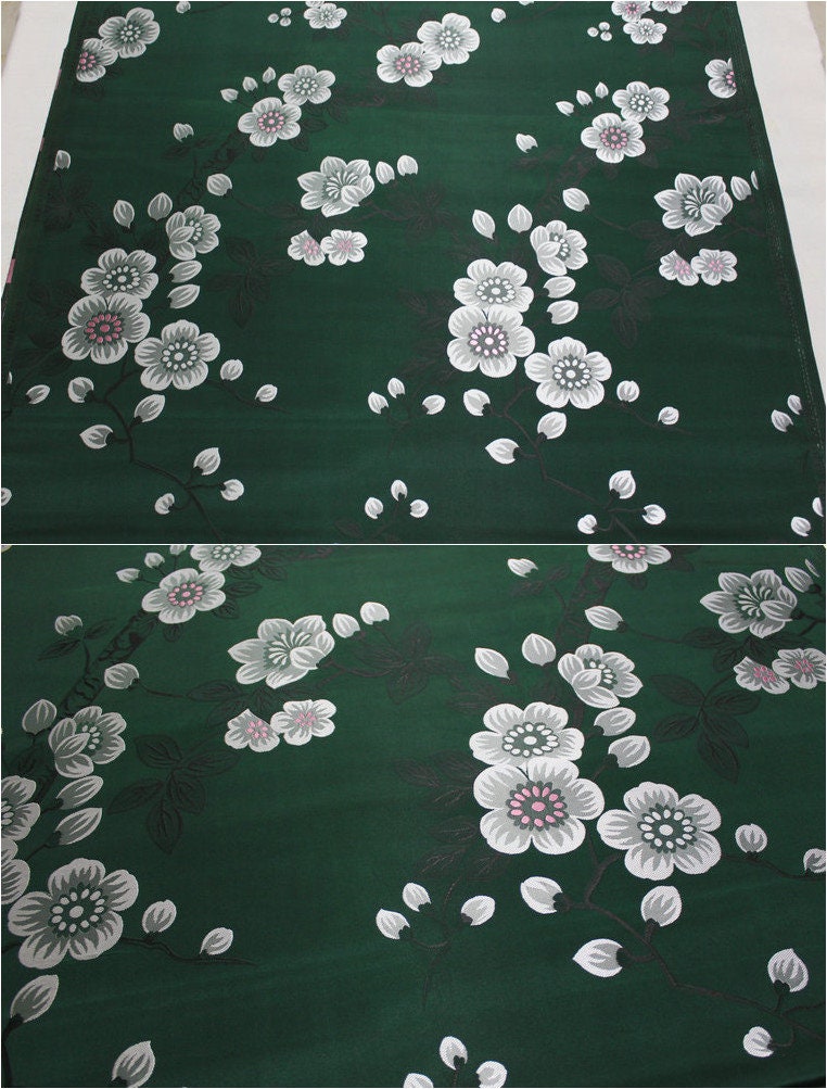 Plum Blossom Brocade Fabric: 29.5" Wide Chinese Jacquard