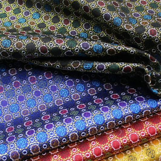 Indian Brocade Fabric: Colorful DIY Craft & Upholstery Material