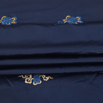 Jacquard Silk Brocade Fabric: Chinese Mongolian Style (29.5" Wide)