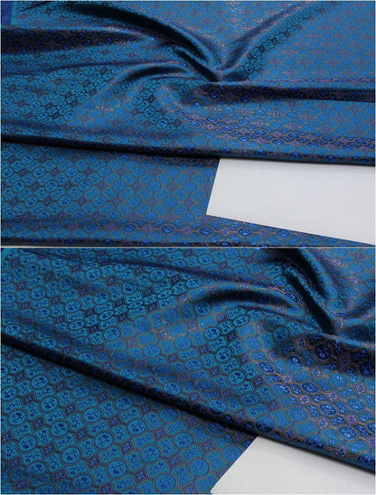 Floral Jacquard Brocade Fabric: Chinese Tang Style, DIY Dress/Curtain Material