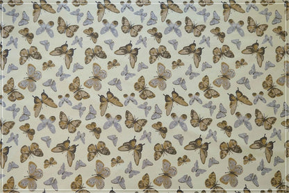 Butterfly Jacquard Fabric: Polyester Upholstery, Costume, Decor - 64" W