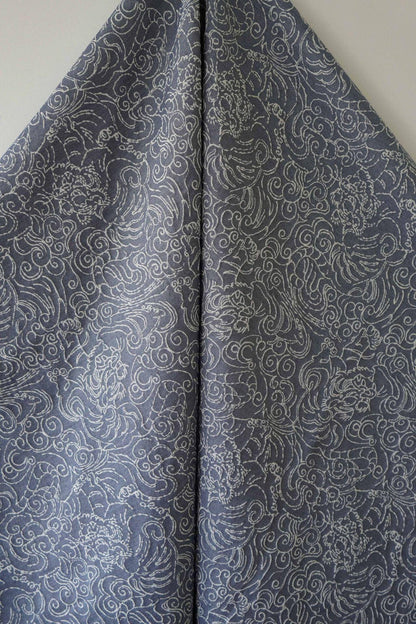 Jacquard Denim Fabric: 3D Reverse Design, Upholstery Sewing Material, 52"