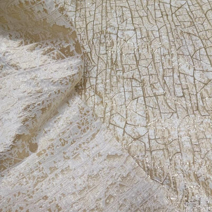 Metallic 3D Texture Jacquard Fabric - 56" Wide - Upholstery & Sewing