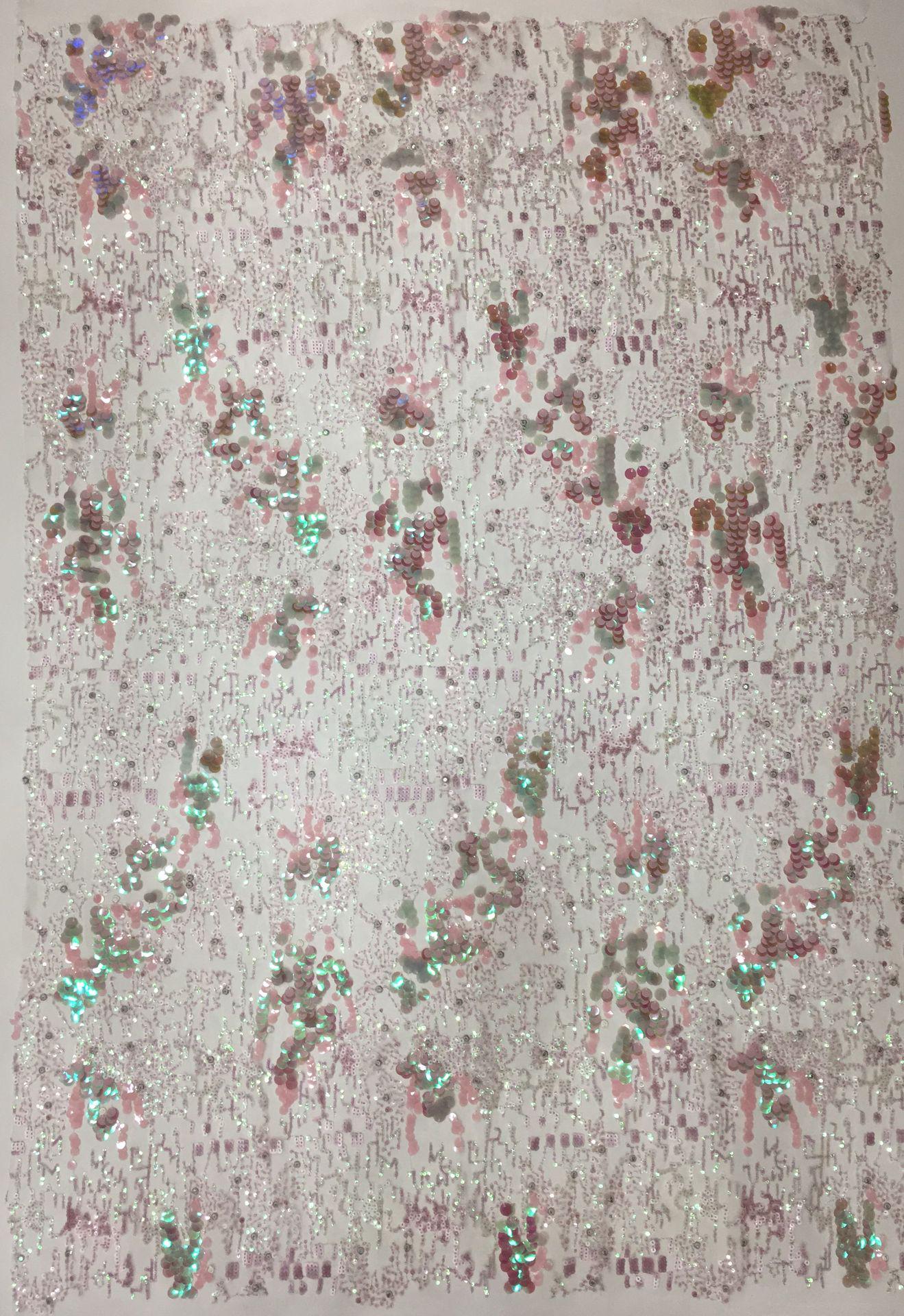 Colorful Sequin Fabric: Evening Dress & Runway Attire (51"W)