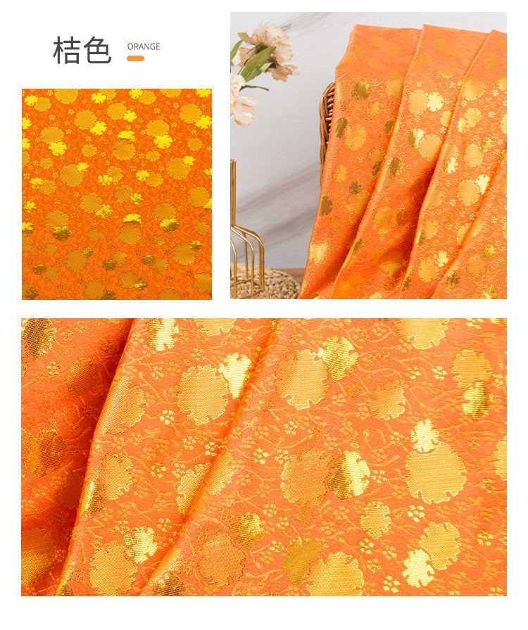 Metallic Paisley Brocade Fabric: 59" Wide Chinese Jacquard