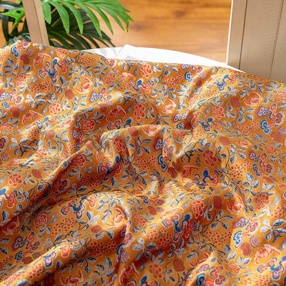 Mongolian Brocade Fabric: Eight Immortals Damask, 59" Wide