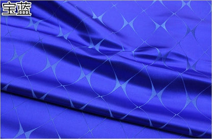 Lattice Brocade Fabric: Silk Rayon Blend, 29.5" Wide