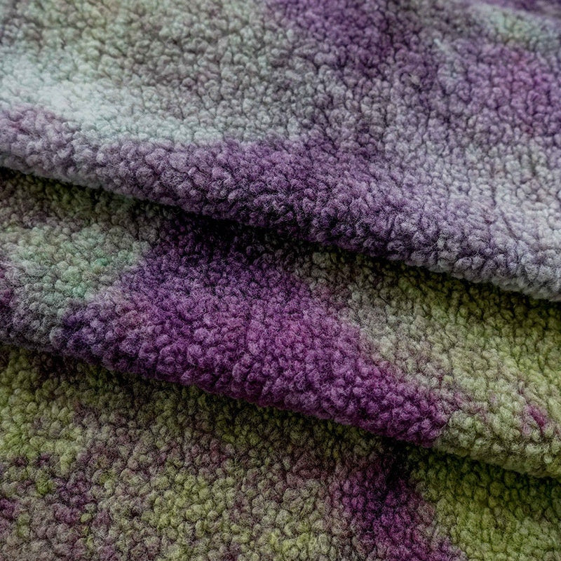 Lamb Velvet Plush Fabric: Rainbow Upholstery, Cosplay, Costume - 56" Wide