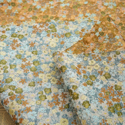 Tissu jacquard à motif floral : tissu 3D design, 165 cm de large, vendu au mètre