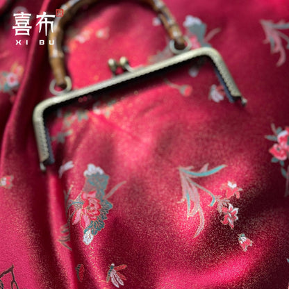 Gilded Orchid Brocade Fabric ��� Song Jin Silk, Traditional Chinese T