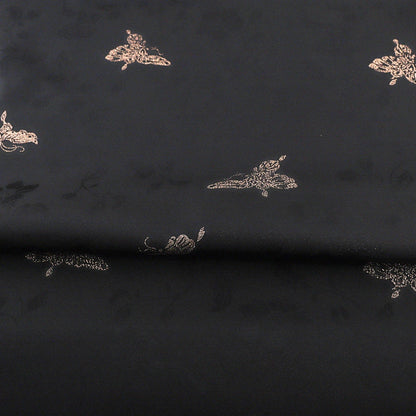 Tissu brocart papillon : tissage japonais Nishijin, fil d'or (59"L)