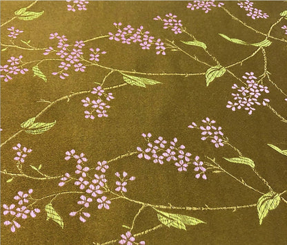 Floral Brocade Fabric: 29.5"W Rayon Cheongsam Qipao Material