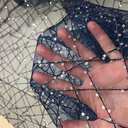 Sparkling 3mm Sequin Mesh Fabric ��� Costume & Apparel Fabric by th