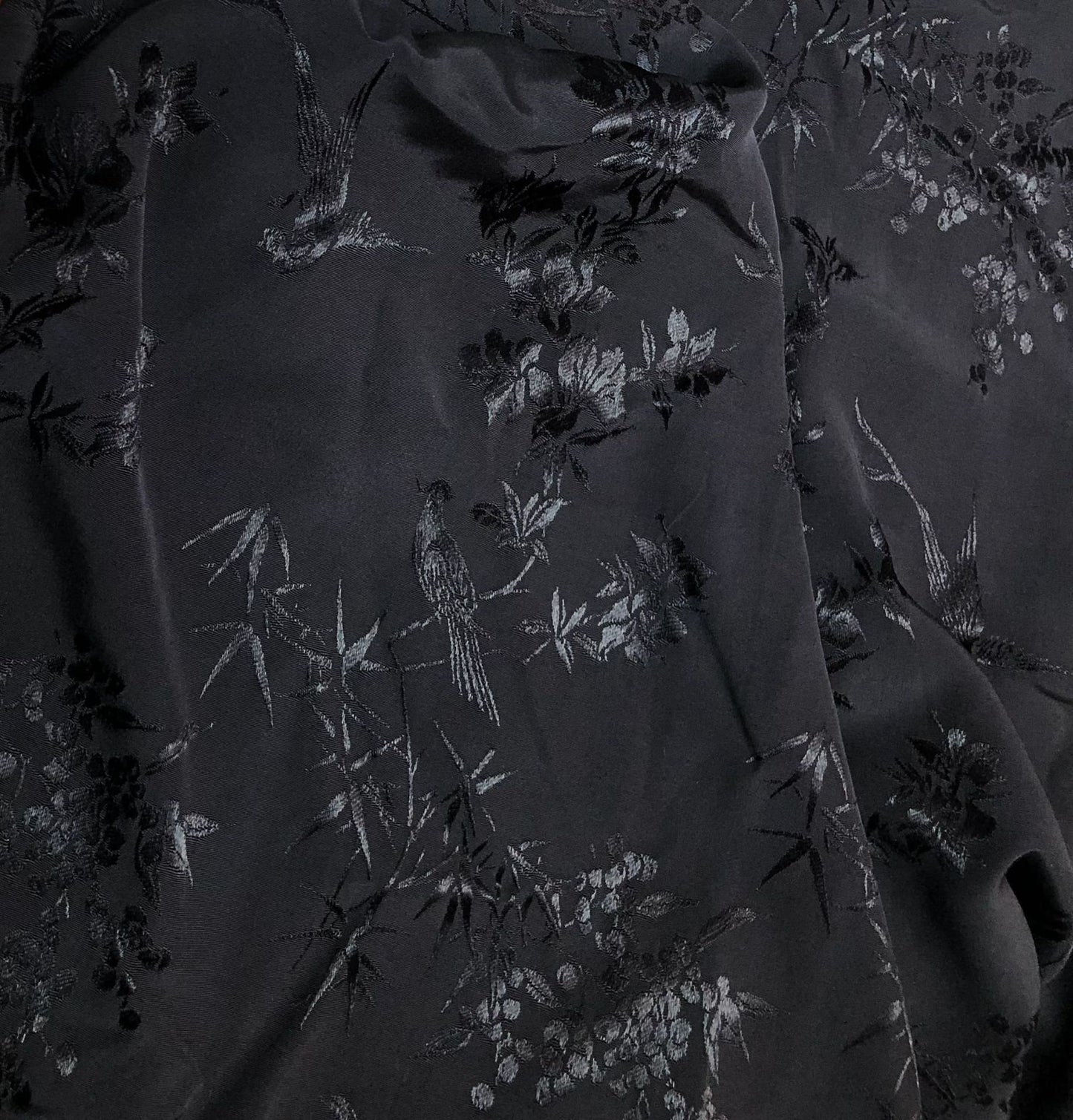 Jacquard Fabric: 59"W Chinese Antique Style Cotton Rayon Blend