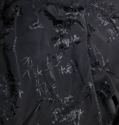 Jacquard Fabric: 59"W Chinese Antique Style Cotton Rayon Blend