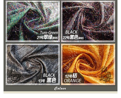 Metallic Thread Fabric: Gold Polyester Blend, Costume & Decor - By The Meter