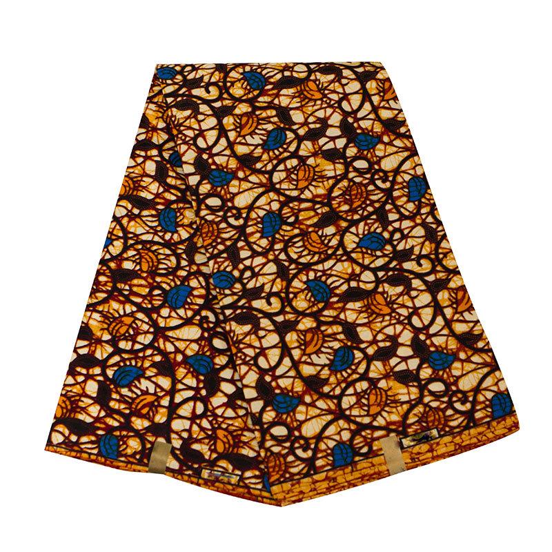 African Ankara Wax Print Fabric: Vibrant Colors, 6 Yards