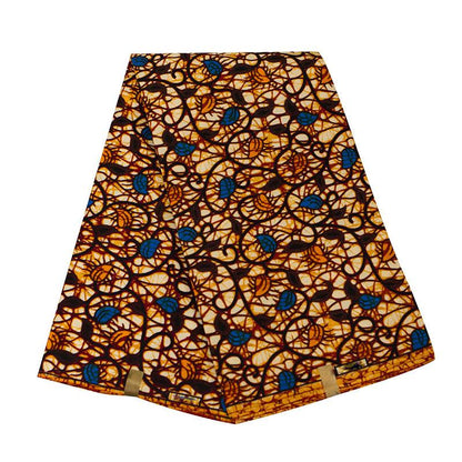 African Ankara Wax Print Fabric: Vibrant Colors, 6 Yards