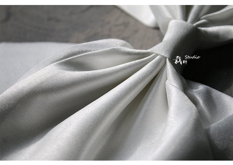 Organza Wedding Dress Sash: Big Bow, DIY Designer Accessory