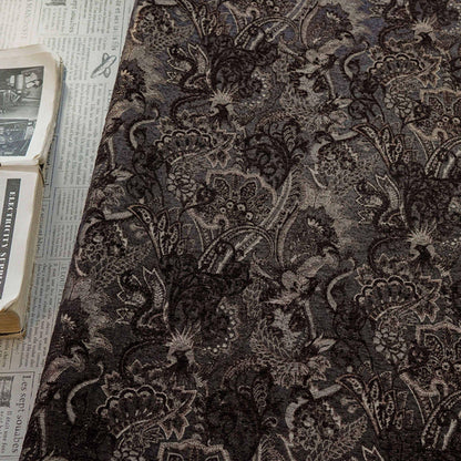 Tissu jacquard chenille Phoenix - Revêtement style palais - Large