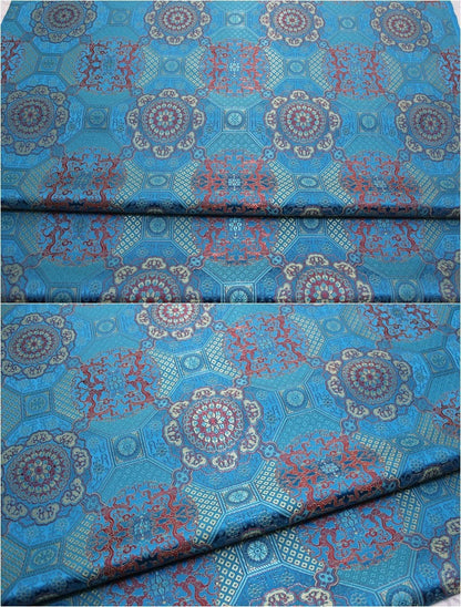 Plum Dragon Brocade Fabric: 29.5"W Bohemia Wall Decor