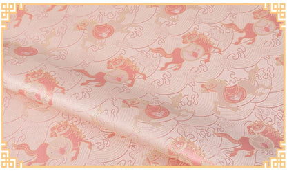 Tissu brocart de soie Song : 55 pouces de large, matériau pour robe tibétaine