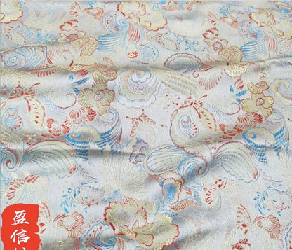 Butterfly Peony Brocade Fabric: 59" Wide Rayon Quilting