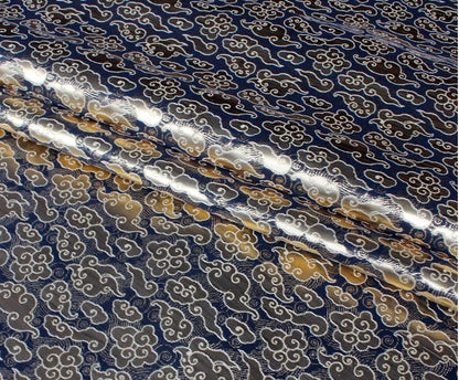 Cloud Brocade Fabric: Rayon Blend Jacquard, Costume Dress Material