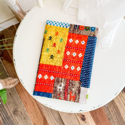 1960s Cotton Fabric: Colorful Patchwork Print, Sewing & Upholstery