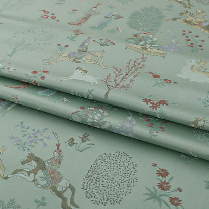 59"W Song Brocade Fabric: Tibetan Emperor Robe Design