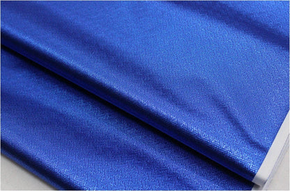 Gold & Silver Brocade Fabric: Small Squares, Costume Dress Material
