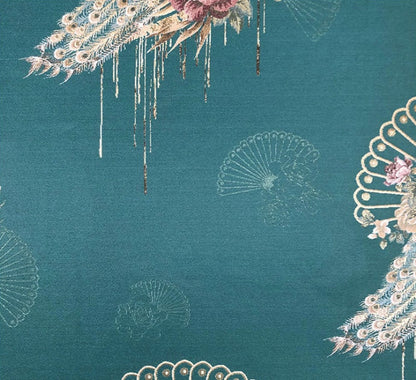 Jacquard Damask Fabric: 3D Designer Upholstery, Costume, Decor - 56" W