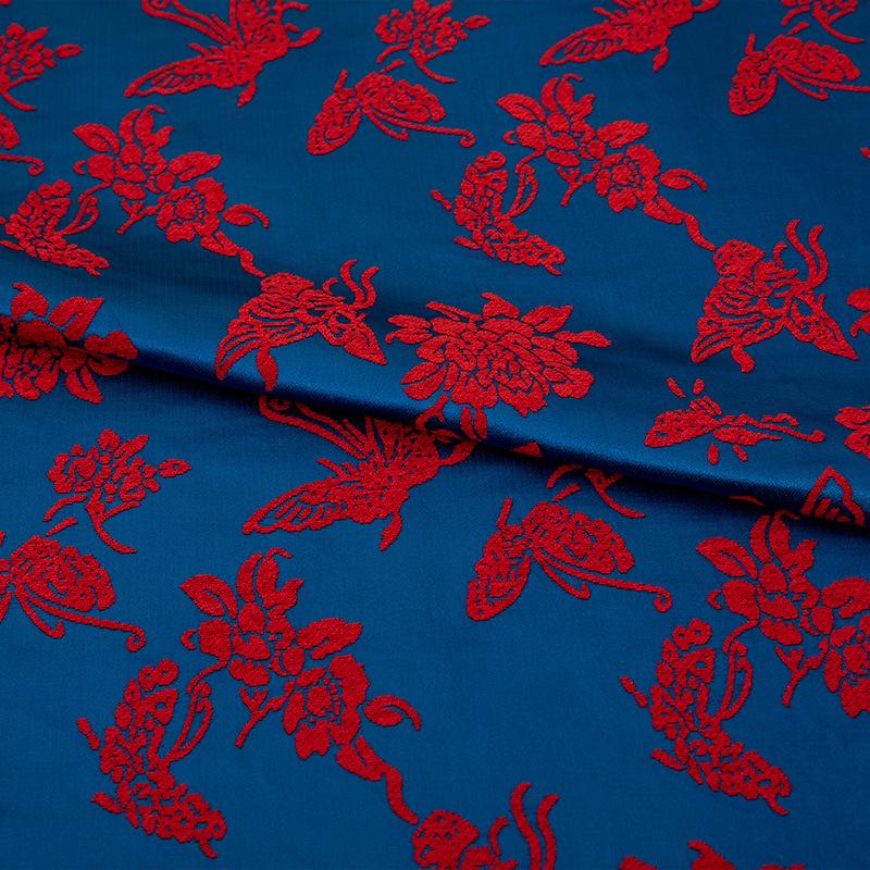 Butterfly Brocade Fabric: 55" Emperor Tibetan Style, Sewing & Upholstery