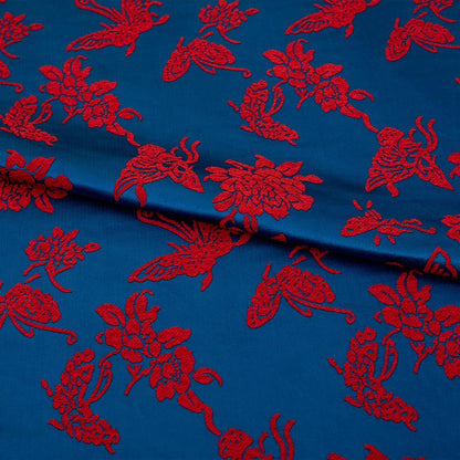 Butterfly Brocade Fabric: 55" Emperor Tibetan Style, Sewing & Upholstery