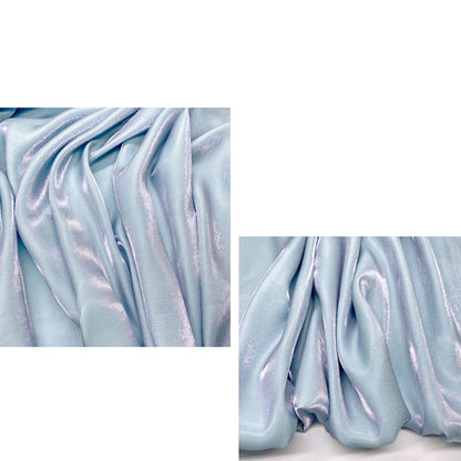 Shiny Mercerized Cotton Fabric: Gradient Satin Silky Hanfu, 59" Wide