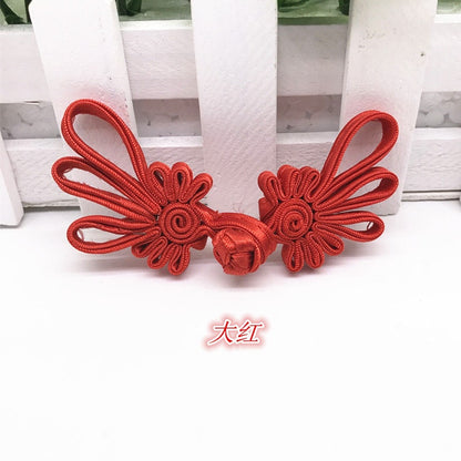 Handmade 9colors fabric Sewing Fastener Chinese Closure Knot Cheongsam Frog Buttons
