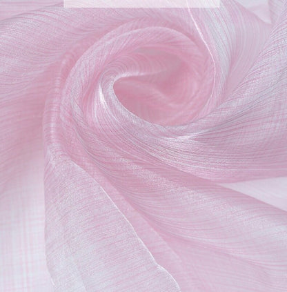 Striped Organza Fabric: 59" Ethnic Style Costume & Decor