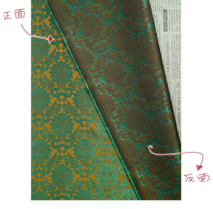 Passionflower Brocade Jacquard Fabric: Rayon Blend for Dressmaking & Crafts