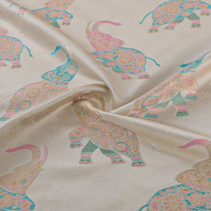 Elephant Brocade Fabric: 59"W Rayon Blend, Sewing & Upholstery